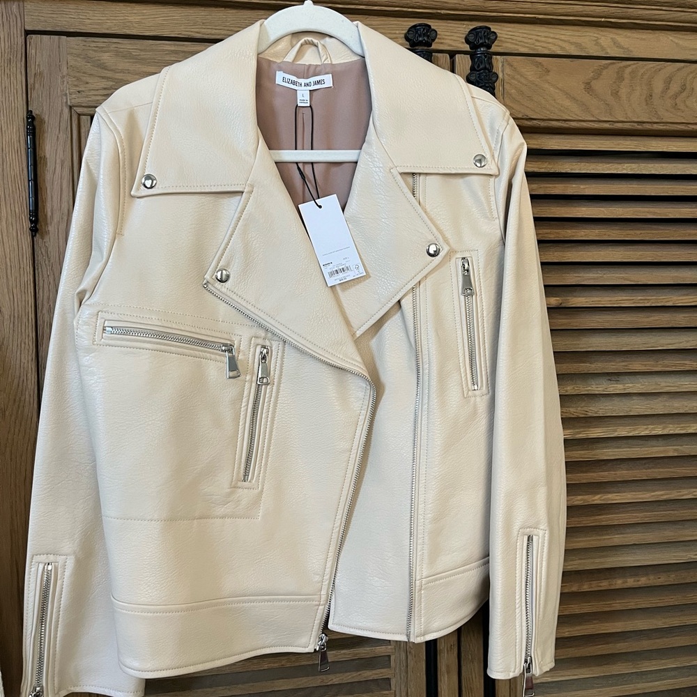 Elizabeth and James moto jacket